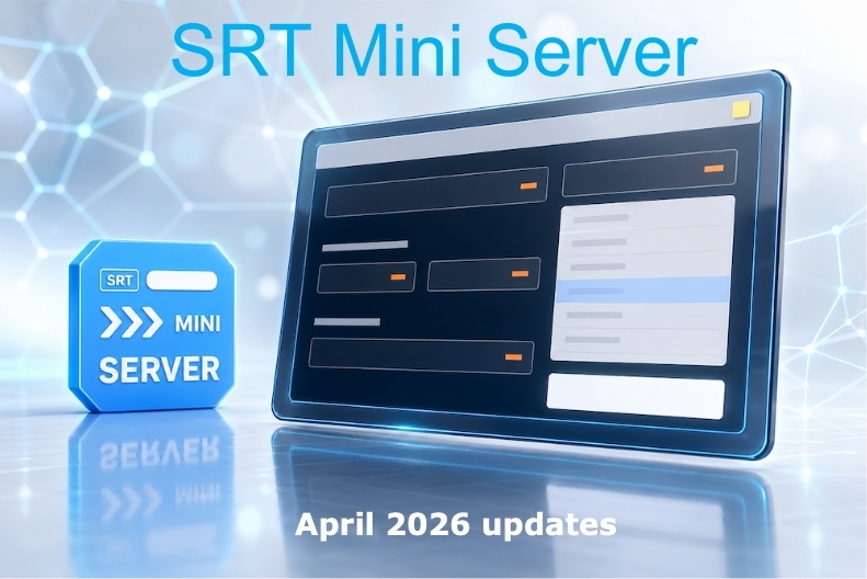 April updates for SRTMiniServer