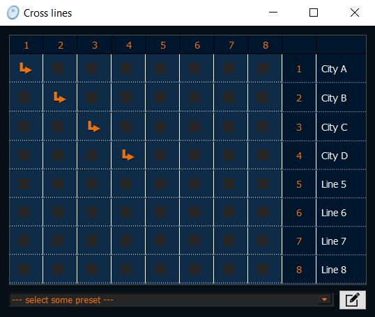 CrossLine Configuration