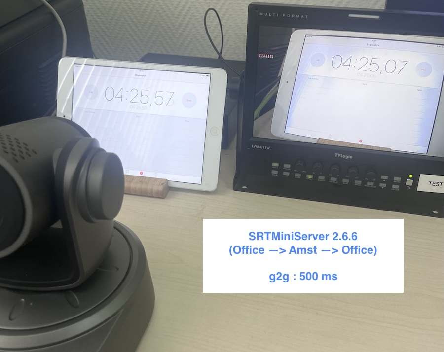 Measurement with SRTMiniServer 2.6.6