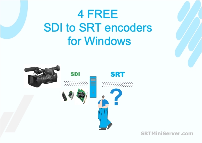 Four free SRT encoders for Windows