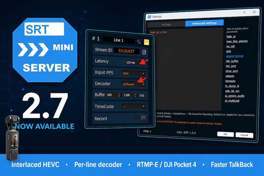 SRTMiniServer 2.7