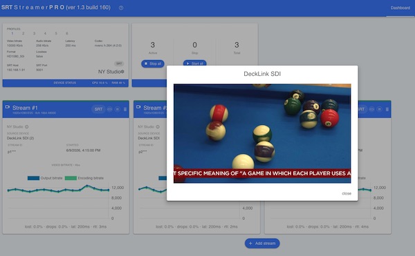 Easy setup by WEB-interface