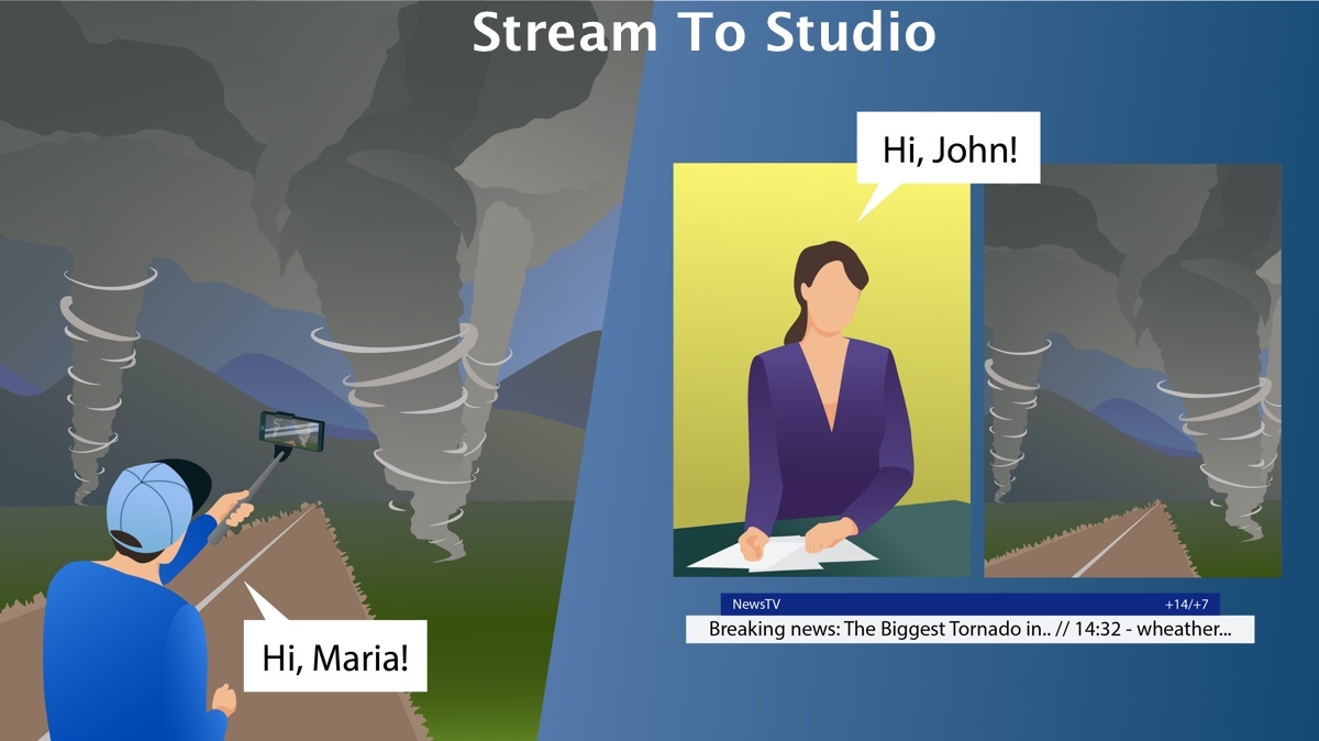 Stream to Studio iOS app